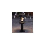 Borne d'extérieur caprera taille s noir e27 25w ip44 goodhome Borne d'extérieur caprera taille s noir e27 25w ip44 goodhome