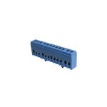 Bornier modulaire neutre 12 points zenitech bleu