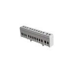 Bornier modulaire phase12 points zenitech gris