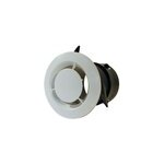 Bouche d'extraction vmc ø125mm blanche autogyre Bouche d'extraction vmc ø125mm blanche autogyre