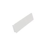 Bouchon lisse pvc 120mm finition droite Bouchon lisse pvc 120mm finition droite
