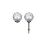Boule lumineuse a piquer led intégrée ip44 21. 4 x 20 cm argent Boule lumineuse a piquer led intégrée ip44 21. 4 x 20 cm argent