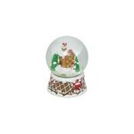 Boule  neige maison pain d'pice 80mm feeric light & christmas
