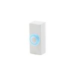 Bouton de sonnette filaire lumineux blyss blanc