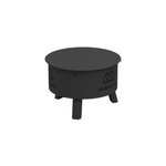 Brasero avec couvercle original noir Ø60cm le marquier Brasero avec couvercle original noir Ø60cm le marquier