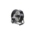 Brasseur d'air sur roulettes 60 cm noir 2 vitesses