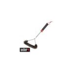 Brosse inox triangulaire 46cm pour barbecue weber