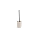 Brosse wc et pot en céramique, beige, future home quadrille Brosse wc et pot en céramique, beige, future home quadrille