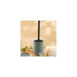 Brosse wc et pot en céramique vert sauge et bambou Ø9, 8 x h. 39 cm, levasseur lily Brosse wc et pot en céramique vert sauge et bambou Ø9, 8 x h. 39 cm, levasseur lily
