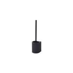 Brosse wc et pot noir en céramique effets reliefs, levasseur archy Brosse wc et pot noir en céramique effets reliefs, levasseur archy