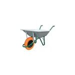 Brouette roue increvable . 360 mm, cuve en acier galvanis, capacit 100 l, altrad