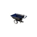 Remorque de jardinage noire roue pneumatique charge maximale 200 kg xbipct200b Remorque de jardinage noire roue pneumatique charge maximale 200 kg xbipct200b