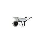 Brouette roue increvable . 400 mm cuve en acier galvanis aktiv premium 100l haemmerlin