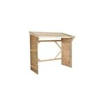 Abri bûches en bois cerland memphis l. 210 x p. 90 xh. 203 cm Abri bûches en bois cerland memphis l. 210 x p. 90 xh. 203 cm