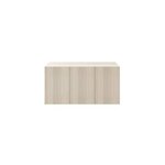 Buffet 3 portes effet chêne goodhome atomia h. 75 x l. 150 x p. 47 cm Buffet 3 portes effet chêne goodhome atomia h. 75 x l. 150 x p. 47 cm