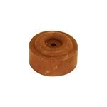 Butoir 30 x hauteur 15 mm caoutchouc rouge