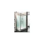 Cabine de douche intgrale rectangulaire, l. 120 x l. 80 x h. 204 cm, porte coulissante ouverture droite, ...