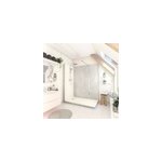 Cabine de douche à l italienne l. 90 x l. 170 x h. 218 cm effet marbre gris, receveur de plain - pied, ... Cabine de douche à l italienne l. 90 x l. 170 x h. 218 cm effet marbre gris, receveur de plain - pied, ...