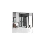 Cabine de douche rectangulaire galedo loft l. 170 x l. 90 x h. 207, 5 cm pour receveur plat Cabine de douche rectangulaire galedo loft l. 170 x l. 90 x h. 207, 5 cm pour receveur plat