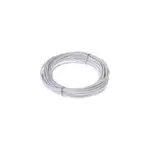 Cble lectrique flexible h03vvh2f 2x0, 75 mm blanc - 25 m
