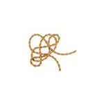 Câble électrique torsadé tissu doré l. 3m tibelec Câble électrique torsadé tissu doré l. 3m tibelec