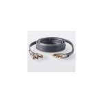 Câble vidéo 3rca mâle / mâle blyss or, 3 m Câble vidéo 3rca mâle / mâle blyss or, 3 m