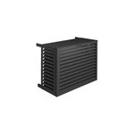 Cache - climatiseur horizon anthracite 102 x 78 cm Cache - climatiseur horizon anthracite 102 x 78 cm