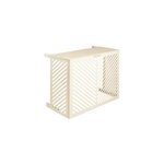 Cache - climatiseur végétal crème 102 x 107 cm Cache - climatiseur végétal crème 102 x 107 cm