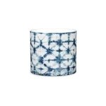 Cache - pot rond c�ramique bleu 828 scheurich �16x h. 15 cm