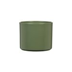 Cache - pot rond c�ramique vert 631 myrte scheurich �16 x h. 15 cm