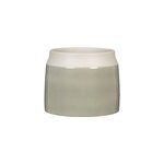 Cache - pot rond c�ramique vert 717 scheurich �17 x h. 14 cm
