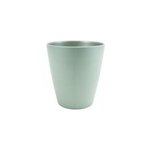 Cache pot rond en polypropyl�ne vert amande �24 cm eda agatha