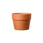 Cache pot rond terre cuite perfetto cotto ø15, 2 x h. 13 cm Cache pot rond terre cuite perfetto cotto ø15, 2 x h. 13 cm