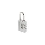 Cadenas � combinaison master lock 7620eurd aluminium l. 20 mm hauteur de l'anse 21 mm