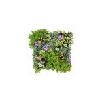 Cadre dcoratif carr plantes artificielles l. 50 x l. 50 cm