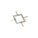 Cadre fixation raccord haut / boisseau 25 x 25 cm poujoulat