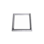Cadre pour grille de sol gris 400 x 400 mm fitt