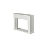 Cadre d'habillage de foyer pour insert goodhome blanc