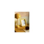 Cadre photo arrondi 10 x 15 jaune brillant, ornami