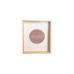 Cadre vitrine vide bois l. 40 x h. 50 cm