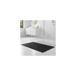 Caillebotis antid�rapant rectangulaire goodhome calendon coloris noir en bambou l. 70 x l. 50 cm