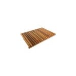 Caillebotis tapis de bain en acacia l. 36 x l. 53 x p. 3 cm, 5five simply smart