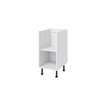 Caisson bas de cuisine caraway goodhome blanc h. 72 cm x l. 40 cm