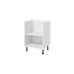 Caisson bas de cuisine caraway goodhome blanc h. 72 cm x l. 60 cm