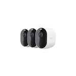 Camra de vidosurveillance sans fil arlo pro4 2k blanche, lot de 3