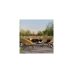 Canap� de jardin goodhome loa effet rotin