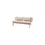 Canapé de jardin hania en bois d'eucalyptus et aluminium 2 places goodhome Canapé de jardin hania en bois d'eucalyptus et aluminium 2 places goodhome