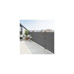 Canisse pvc klikstrom l. 3 x h. 1m gris