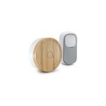 Carillon sans fil blanc et bambou avidsen