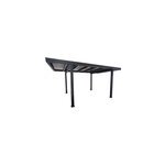 Carport en aluminium actual green outside 5, 15 x 3 m Carport en aluminium actual green outside 5, 15 x 3 m